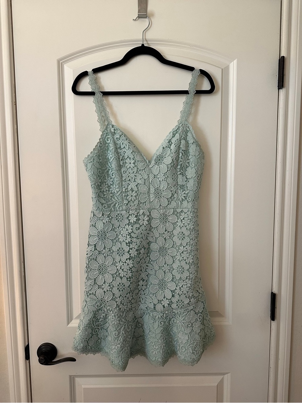 Alice + Olivia Mint Lace Dress